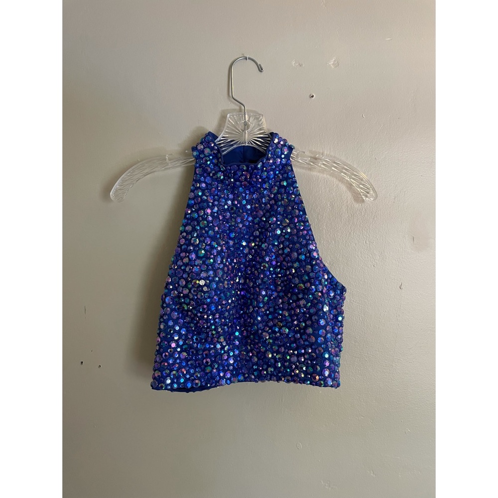 Two piece prom dress